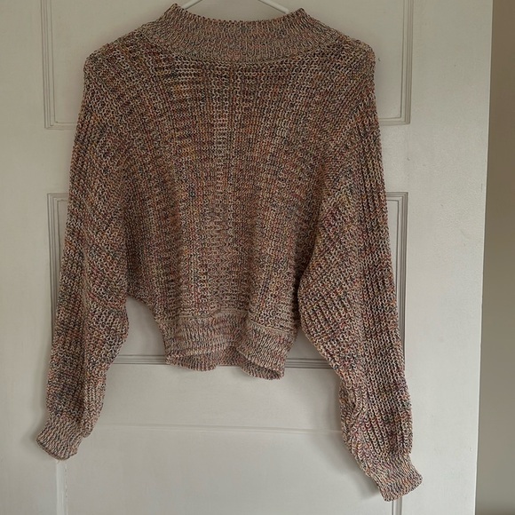 Multi coloured crew neck sweater - Picture 1 of 4